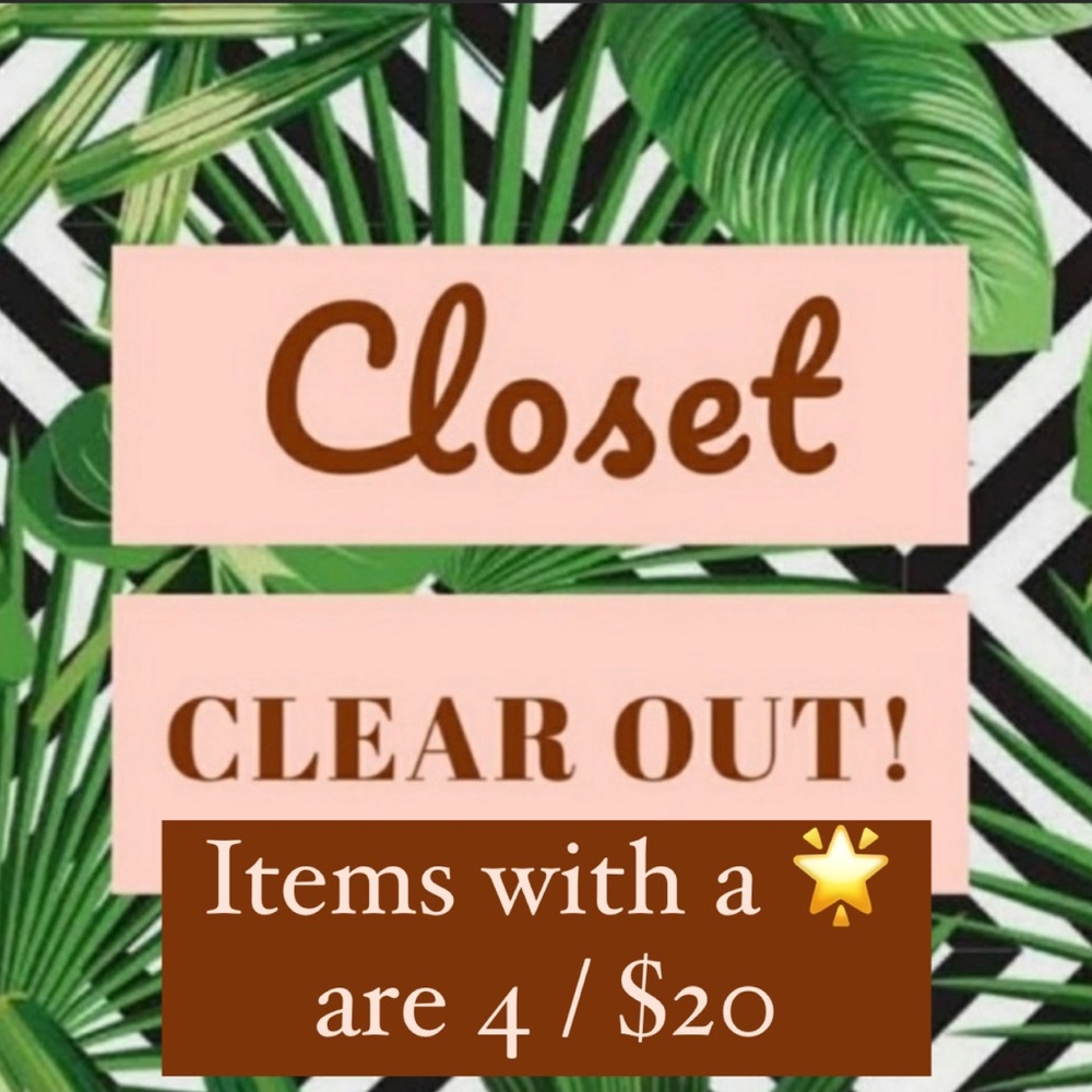 🌟 4 / $20 SALE!
